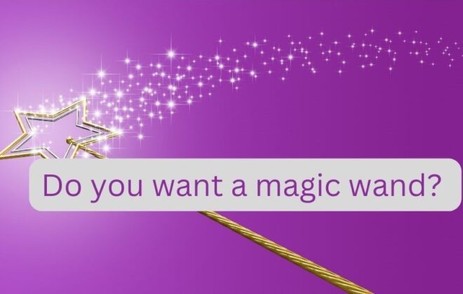 A magic wand isn't the answer