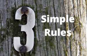 Three simple rules