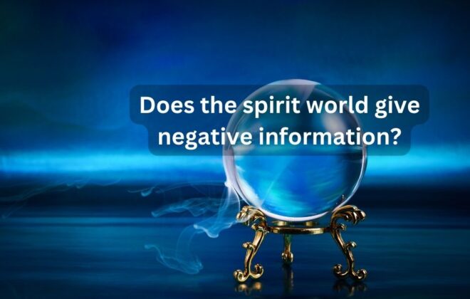 Negative information can happen in a clairvoyant reading